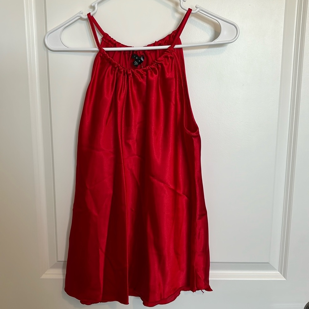 Tiana B. Red Tank Top